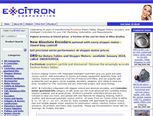 Tablet Screenshot of excitron.com